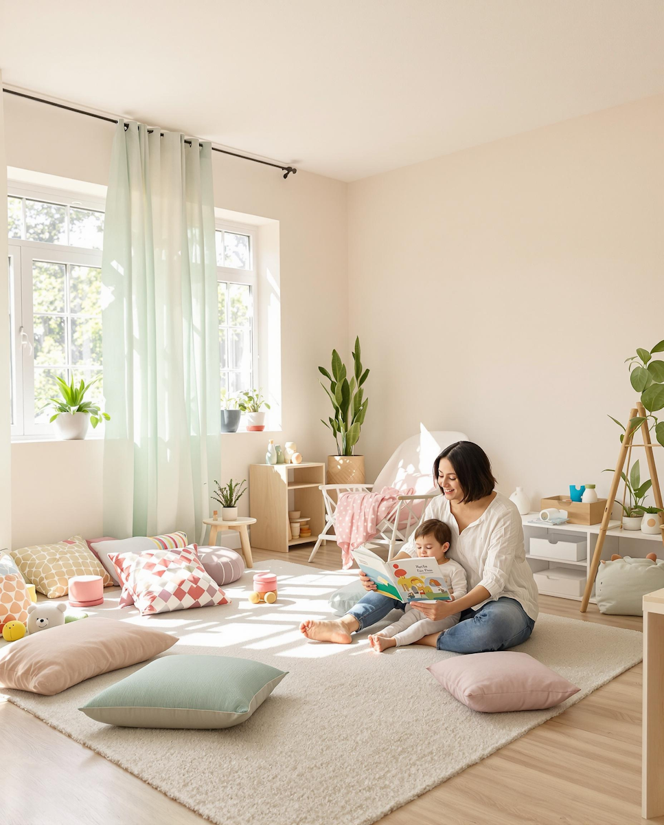 Mother and daughter reading together creating lasting family memories
